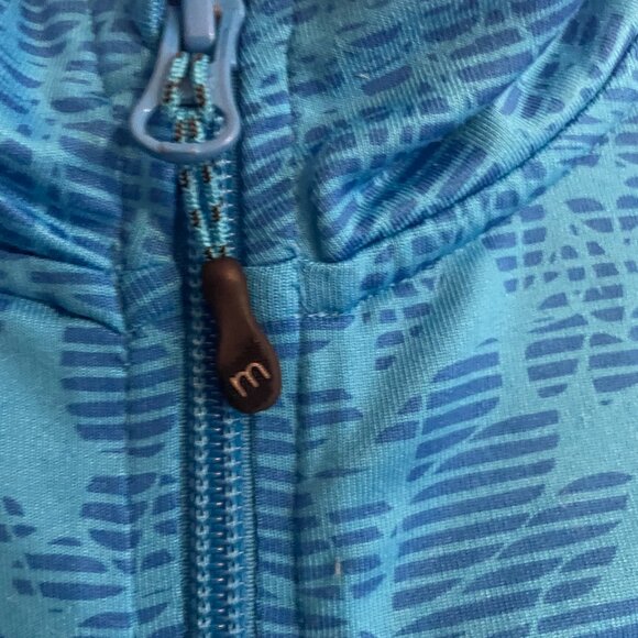 Mondetta Blue Athletic Floral Jacket - Picture 3 of 8